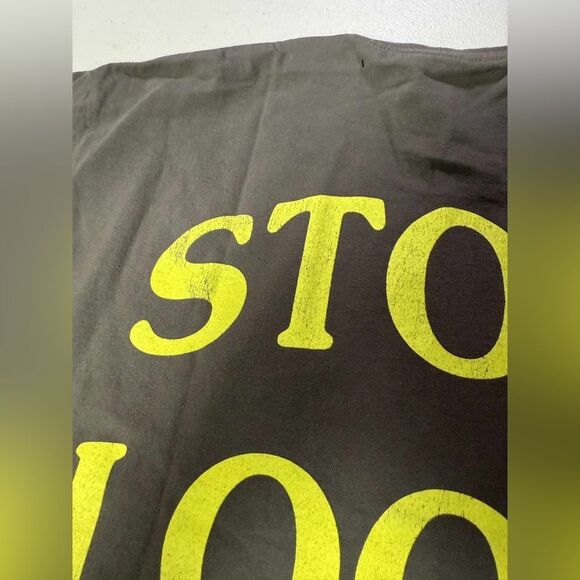 New Travis Scott Astroworld Europe 2019 Tour LS Tee Grey Size M Stop Look Listen - Picture 6 of 12